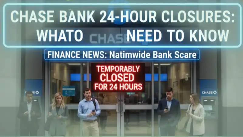 Chase Bank 24 hour closure